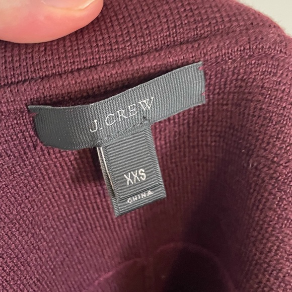 J Crew Wool Two Button Sweater Blazer - Picture 7 of 8